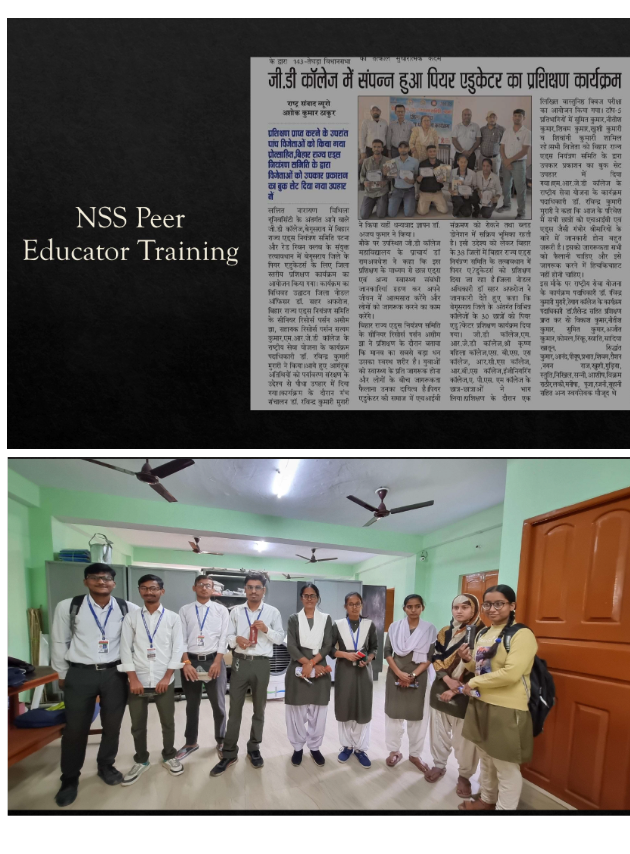 NSS Peer Educator Training Programme
